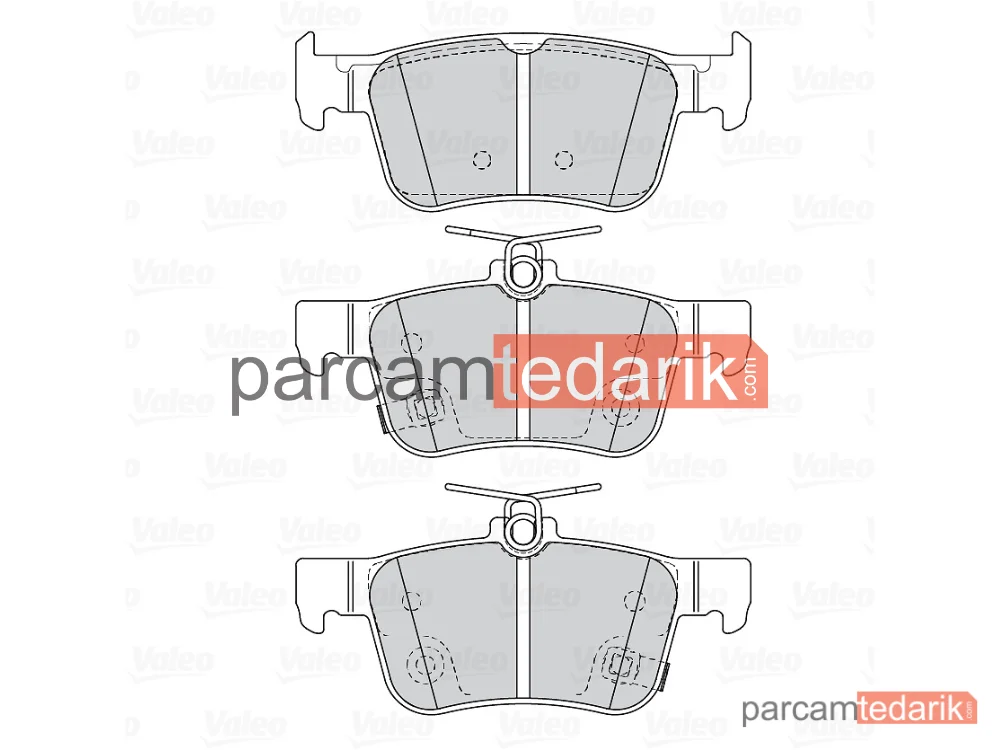VALEO 670200 | Fren Balatası (Arka) — Honda Civic X